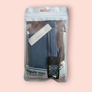 Blue Magsafe Wallet for Mobile Phone